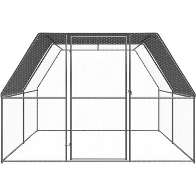 MAISON EXCLUSIVE - Pollaio Per Esterni 3x4x2 M In Acciaio Zincato MAISON EXCLUSIVE - Pollaio Per Esterni 3x4x2 M In Acciaio Zincato
