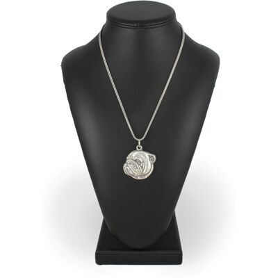OEM Bulldog Inglese, Bulldog Iii - Collana Con Ciondolo A Forma Di Cane Su Catena D'Argento, Gioiello Unico Di Art-dog OEM Bulldog Inglese, Bulldog Iii - Collana Con Ciondolo A Forma Di Cane Su Catena D'Argento, Gioiello Unico Di Art-dog