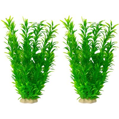 OEM Decorazioni Realistiche Per Acquario, 2 Confezioni Di Gladioli Verdi OEM Decorazioni Realistiche Per Acquario, 2 Confezioni Di Gladioli Verdi