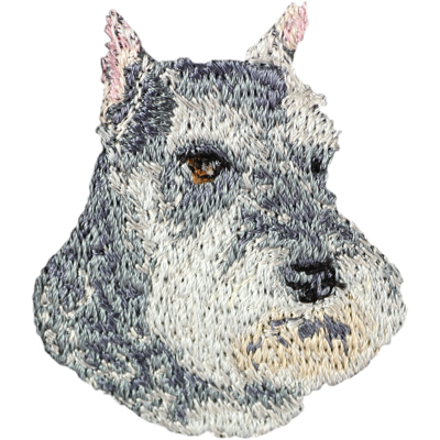 OEM Schnauzer, Schnauzer I - Toppa A Forma Di Cane, Toppa Ricamata, Decorazione Unica Per Zaino Di Art-dog OEM Schnauzer, Schnauzer I - Toppa A Forma Di Cane, Toppa Ricamata, Decorazione Unica Per Zaino Di Art-dog