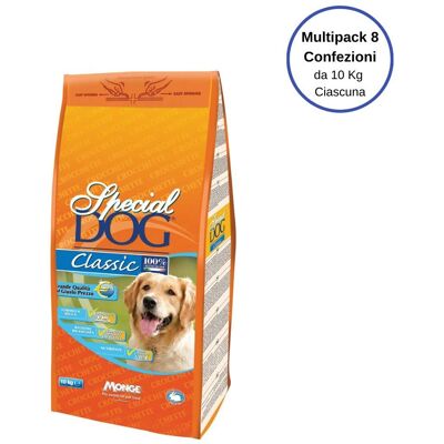 Monge Special Dog Classic Alimento Nutriente Per Cani Crocchette Multipack 8 Confezioni Da 10 Kg Ciascuna Monge Special Dog Classic Alimento Nutriente Per Cani Crocchette Multipack 8 Confezioni Da 10 Kg Ciascuna