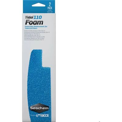 SEACHEM Spugna Filtrante Tidal 110 Facile Da Pulire 2 Pezzi SEACHEM Spugna Filtrante Tidal 110 Facile Da Pulire 2 Pezzi
