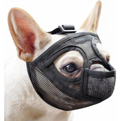 PZUBZOT Museruola Per Cani Brachicefali Taglia M, Rete Pvc Traspirante, Fascia Regolabile, Resistente Ai Morsi, Visione Panoramica, Per Bulldog Carlini Shih Tzu, Passeggiate E Visite Veterinarie PZUBZOT Museruola Per Cani Brachicefali Taglia M, Rete Pvc Traspirante, Fascia Regolabile, Resistente Ai Morsi, Visione Panoramica, Per Bulldog Carlini Shih Tzu, Passeggiate E Visite Veterinarie