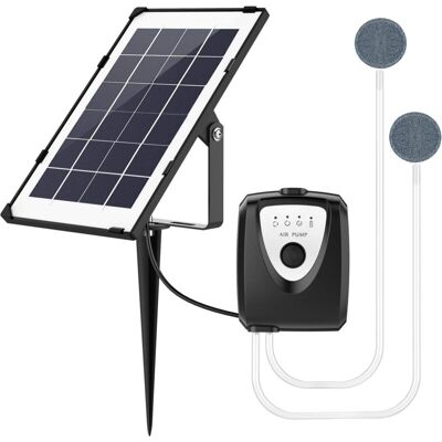 OEM Pompa Ad Aria Solare, Aeratore Per Acquario, Aeratore Per Laghetto Con Tubo Per Ossigeno E Pietra Porosa (nero) OEM Pompa Ad Aria Solare, Aeratore Per Acquario, Aeratore Per Laghetto Con Tubo Per Ossigeno E Pietra Porosa (nero)