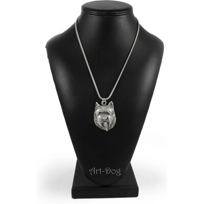 OEM Cairn Terrier Ii - Collana Con Ciondolo A Forma Di Cane Su Catena D'Argento, Gioiello Unico Di Art-dog OEM Cairn Terrier Ii - Collana Con Ciondolo A Forma Di Cane Su Catena D'Argento, Gioiello Unico Di Art-dog