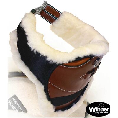 SARTORE Guscio Per Sottopancia Pararamponi In Agnello Naturale Con Inserto Elastico SARTORE Guscio Per Sottopancia Pararamponi In Agnello Naturale Con Inserto Elastico