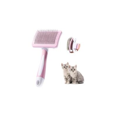 OEM Spazzola Autopulente Per Animali Domestici, Adatta A Cani E Gatti Con Pelo Lungo E Corto, Rimuove Efficacemente Il Sottopelo E I Nodi, Rosa - Crezuo OEM Spazzola Autopulente Per Animali Domestici, Adatta A Cani E Gatti Con Pelo Lungo E Corto, Rimuove Efficacemente Il Sottopelo E I Nodi, Rosa - Crezuo