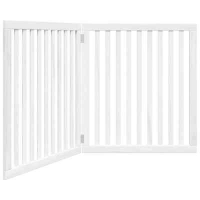 HELLOSHOP26 Cancelletto Di Sicurezza Pieghevole A 2 Pannelli Per Cani 160 Cm Legno Di Pioppo Bianco 020023041 HELLOSHOP26 Cancelletto Di Sicurezza Pieghevole A 2 Pannelli Per Cani 160 Cm Legno Di Pioppo Bianco 020023041