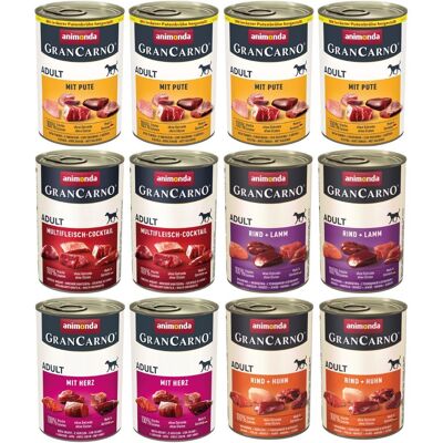 OEM Animonda Grancarno Adult Mix Di Gusti - Cibo Umido Per Cani - 12x400g OEM Animonda Grancarno Adult Mix Di Gusti - Cibo Umido Per Cani - 12x400g