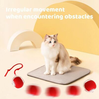 OEM Palla Interattiva Per Gatti - Giocattolo Elettrico Per Gatti, Ricaricabile Tramite Usb, Tre Modalità Di Funzionamento, Palla Intelligente Girevole A 360°, Giocattolo Per Gatti E Cani (rosso). OEM Palla Interattiva Per Gatti - Giocattolo Elettrico Per Gatti, Ricaricabile Tramite Usb, Tre Modalità Di Funzionamento, Palla Intelligente Girevole A 360°, Giocattolo Per Gatti E Cani (rosso).