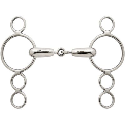 SARTORE Filetto Pessoa Snodato In Acciaio Inox Vuoto Con Imboccatura Regolabile SARTORE Filetto Pessoa Snodato In Acciaio Inox Vuoto Con Imboccatura Regolabile