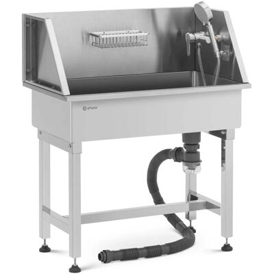 HELLOSHOP26 Vasca Per Toelettatura Cani In Acciaio Inox Per Cani Fino A 60 Kg Lega Di Alluminio Rame Acciaio Inox 140008281 HELLOSHOP26 Vasca Per Toelettatura Cani In Acciaio Inox Per Cani Fino A 60 Kg Lega Di Alluminio Rame Acciaio Inox 140008281