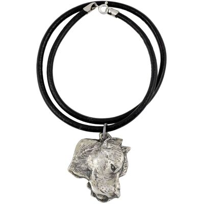 OEM Cane Argentino, Dogo Argentino - Collana Con Ciondolo Placcato In Argento Per Gli Amanti Dei Cani, Gioiello Unico Di Art-dog OEM Cane Argentino, Dogo Argentino - Collana Con Ciondolo Placcato In Argento Per Gli Amanti Dei Cani, Gioiello Unico Di Art-dog