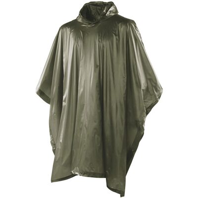 SARTORE - Poncho Impermeabile PVC bottoni laterali - verde - taglia unica - Poncho SARTORE - Poncho Impermeabile PVC bottoni laterali - verde - taglia unica - Poncho