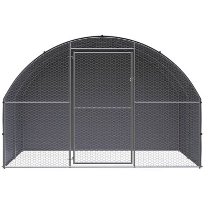 MAISON EXCLUSIVE - Gabbia Per Polli Da Esterno 3x2x2 M In Acciaio Zincato MAISON EXCLUSIVE - Gabbia Per Polli Da Esterno 3x2x2 M In Acciaio Zincato