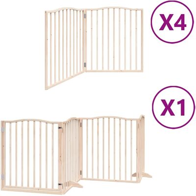 MAISON EXCLUSIVE - Cancello Per Cani Porta Pieghevole 12 Pannelli 960 Cm In Pioppo MAISON EXCLUSIVE - Cancello Per Cani Porta Pieghevole 12 Pannelli 960 Cm In Pioppo