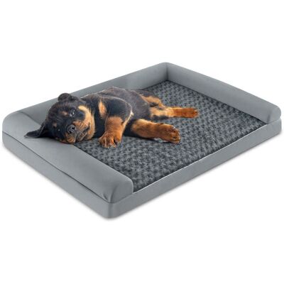 HELLOSHOP26 Cuccia Ortopedica Per Cani In Schiuma Misura Xl 122 X 89 X 18 Cm Con Imbottitura Avvolgente Design Moderno In Tessuto Grigio 200012354 HELLOSHOP26 Cuccia Ortopedica Per Cani In Schiuma Misura Xl 122 X 89 X 18 Cm Con Imbottitura Avvolgente Design Moderno In Tessuto Grigio 200012354