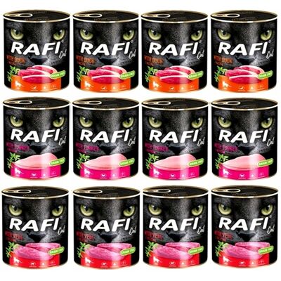 OEM Cibo Per Gatti Rafi Cat, 12 X 400 G, Mix Di Gusti Dolina Noteci. OEM Cibo Per Gatti Rafi Cat, 12 X 400 G, Mix Di Gusti Dolina Noteci.