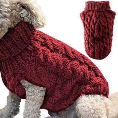 OEM Maglione A Collo Alto Per Cani, Cappotto Invernale Caldo E Spesso, Lavorato A Maglia All'uncinetto, Ideale Per Cani Di Piccola, Media E Grande Taglia, Cuccioli E Gatti (xl, Rosso) OEM Maglione A Collo Alto Per Cani, Cappotto Invernale Caldo E Spesso, Lavorato A Maglia All'uncinetto, Ideale Per Cani Di Piccola, Media E Grande Taglia, Cuccioli E Gatti (xl, Rosso)