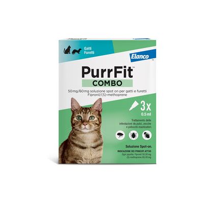 ELANCO Purrfit Combo Gatto Spot On 3 Pipette ELANCO Purrfit Combo Gatto Spot On 3 Pipette