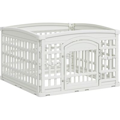 VIDAXL Parco Giochi Per Cani A 4 Pannelli 88 X 88 X 56 Cm Plastica VIDAXL Parco Giochi Per Cani A 4 Pannelli 88 X 88 X 56 Cm Plastica