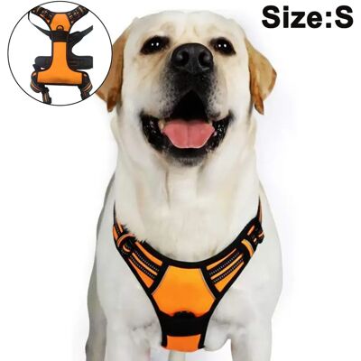 FORTUNEVILLE Imbracatura Per Cani Piccoli, Medi E Grandi Senza Tirata, Imbracatura Per Animali Domestici Regolabile, Allenamento Di Lavoro Riflettente, Imbracatura Per Cani Facile Da Controllare (s, Arancione) FORTUNEVILLE Imbracatura Per Cani Piccoli, Medi E Grandi Senza Tirata, Imbracatura Per Animali Domestici Regolabile, Allenamento Di Lavoro Riflettente, Imbracatura Per Cani Facile Da Controllare (s, Arancione)