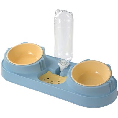 Zone Distributore Automatico Di Cibo Per Animali Domestici 2022, Dispenser Per Gatti, Contenitore Per Acqua Potabile Per Cani, Piatto Rialzato Antiscivolo, Doppia Ciotola Multicolore, 1 Pezzo (blu) Zone Distributore Automatico Di Cibo Per Animali Domestici 2022, Dispenser Per Gatti, Contenitore Per Acqua Potabile Per Cani, Piatto Rialzato Antiscivolo, Doppia Ciotola Multicolore, 1 Pezzo (blu)
