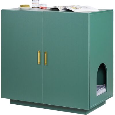 VEVOR Mobile Lettiera Per Gatti, Per Nascondere Lettiere Da 800 Mm, Bagno Per Gatti In Legno Per Interni Con Fori Di Ventilazione, Mobile Per Cuccia A Doppia Anta, Tavolino Laterale VEVOR Mobile Lettiera Per Gatti, Per Nascondere Lettiere Da 800 Mm, Bagno Per Gatti In Legno Per Interni Con Fori Di Ventilazione, Mobile Per Cuccia A Doppia Anta, Tavolino Laterale