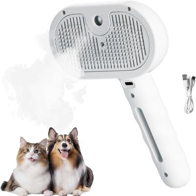 OEM Spazzola Spray Per Animali Domestici, Spazzola Per La Rimozione Del Pelo, Bianca (adatta A Cani E Gatti) OEM Spazzola Spray Per Animali Domestici, Spazzola Per La Rimozione Del Pelo, Bianca (adatta A Cani E Gatti)