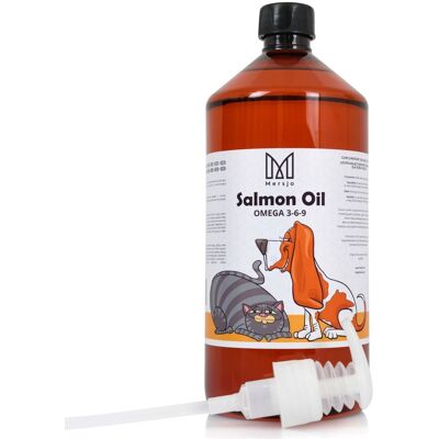 OEM Olio Di Salmone Per Cani E Gatti Mersjo 1000ml OEM Olio Di Salmone Per Cani E Gatti Mersjo 1000ml