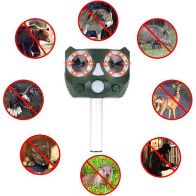OEM Dispositivo Repellente Per Animali Domestici Ad Energia Solare - Repellente Per Animali Domestici Da Esterno - Dispositivo Repellente Per Gatti A Ultrasuoni - Impermeabile, Ricaricabile Tramite Usb E OEM Dispositivo Repellente Per Animali Domestici Ad Energia Solare - Repellente Per Animali Domestici Da Esterno - Dispositivo Repellente Per Gatti A Ultrasuoni - Impermeabile, Ricaricabile Tramite Usb E
