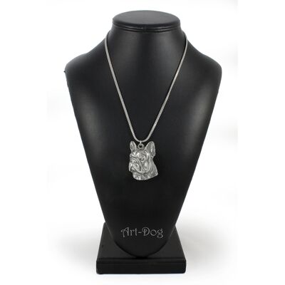 OEM Bulldog Francese Ii - Collana Con Ciondolo A Forma Di Cane Su Catena D'Argento, Gioiello Unico Di Art-dog OEM Bulldog Francese Ii - Collana Con Ciondolo A Forma Di Cane Su Catena D'Argento, Gioiello Unico Di Art-dog