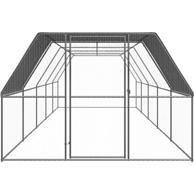 MAISON EXCLUSIVE - Pollaio Per Esterni 3x10x2 M In Acciaio Zincato MAISON EXCLUSIVE - Pollaio Per Esterni 3x10x2 M In Acciaio Zincato