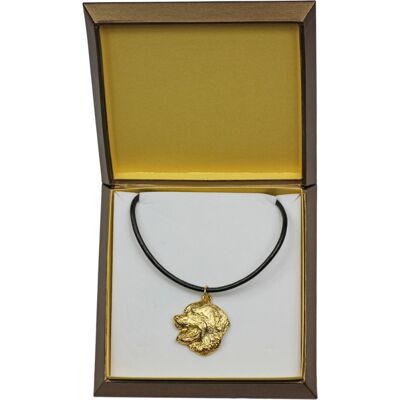 OEM Cane Da Montagna Bernese - Collana Con Ciondolo Placcato Oro In Confezione Regalo Per Gli Amanti Dei Cani, Un Gioiello Di Grande Effetto Firmato Art-dog. OEM Cane Da Montagna Bernese - Collana Con Ciondolo Placcato Oro In Confezione Regalo Per Gli Amanti Dei Cani, Un Gioiello Di Grande Effetto Firmato Art-dog.