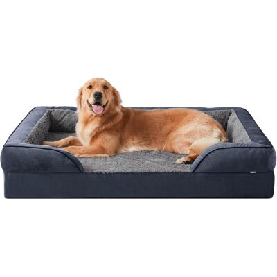 Neptune Letto Ortopedico Per Cani Joejoy Large Xl, In Memory Foam, Fodera Sfoderabile E Lavabile, Struttura A Nido D'Ape E Fodera Impermeabile, Grigio Scuro Neptune Letto Ortopedico Per Cani Joejoy Large Xl, In Memory Foam, Fodera Sfoderabile E Lavabile, Struttura A Nido D'Ape E Fodera Impermeabile, Grigio Scuro