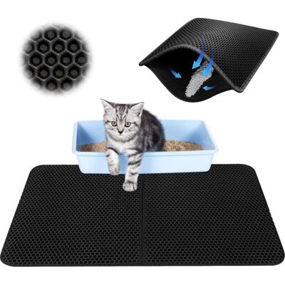 OEM Tappetino Per Lettiera Per Gatti 90x60 Cm, Impermeabile E Atossico, Design Pratico Con Fori Grandi Per La Lettiera OEM Tappetino Per Lettiera Per Gatti 90x60 Cm, Impermeabile E Atossico, Design Pratico Con Fori Grandi Per La Lettiera