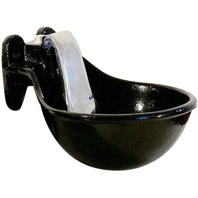 SARTORE Abbeveratoio In Ghisa Con Paletta Inox E Smaltato Nero 1,7lt SARTORE Abbeveratoio In Ghisa Con Paletta Inox E Smaltato Nero 1,7lt