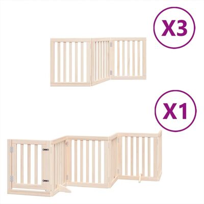 HELLOSHOP26 Cancelletto Di Sicurezza Per Animali Domestici Porta Pieghevole 15 Pannelli Legno Di Pioppo Marrone 020023196 HELLOSHOP26 Cancelletto Di Sicurezza Per Animali Domestici Porta Pieghevole 15 Pannelli Legno Di Pioppo Marrone 020023196