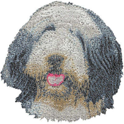OEM Bearded Collie, Highland Collie - Toppa A Forma Di Cane, Toppa Ricamata, Decorazione Unica Per Zaino Di Art-dog OEM Bearded Collie, Highland Collie - Toppa A Forma Di Cane, Toppa Ricamata, Decorazione Unica Per Zaino Di Art-dog