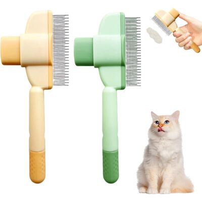 Neptune Set Di 2 Spazzole Per Cani, Pulizia Con Un Clic, Pettine Per Gatti Adatto A Cani E Gatti, Districante E Massaggiante, Rimuove I Peli Morti E I Peli In Eccesso Degli Animali Domestici Neptune Set Di 2 Spazzole Per Cani, Pulizia Con Un Clic, Pettine Per Gatti Adatto A Cani E Gatti, Districante E Massaggiante, Rimuove I Peli Morti E I Peli In Eccesso Degli Animali Domestici