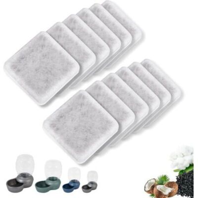 OEM Confezione Da 12 Filtri Di Ricambio Per Fontanelle Per Animali Domestici Compatibili Con Gli Abbeveratoi Automatici Per Cani E Gatti Petmate Replendish Mason Gravity Waterers. OEM Confezione Da 12 Filtri Di Ricambio Per Fontanelle Per Animali Domestici Compatibili Con Gli Abbeveratoi Automatici Per Cani E Gatti Petmate Replendish Mason Gravity Waterers.