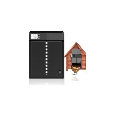 KEEMOTE Porta Automatica In Alluminio Per Pollaio – Impermeabile E A Prova Di Schiacciamento – Timer Integrato – Installazione Rapida In Meno Di 10 Minuti KEEMOTE Porta Automatica In Alluminio Per Pollaio – Impermeabile E A Prova Di Schiacciamento – Timer Integrato – Installazione Rapida In Meno Di 10 Minuti