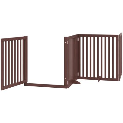 HELLOSHOP26 Cancelletto Di Sicurezza Per Animali Domestici Porta Pieghevole 8 Pannelli Legno Di Pioppo Marrone 020023238 HELLOSHOP26 Cancelletto Di Sicurezza Per Animali Domestici Porta Pieghevole 8 Pannelli Legno Di Pioppo Marrone 020023238