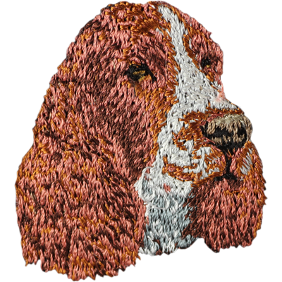 OEM English Springer Spaniel - Toppa A Forma Di Cane, Toppa Ricamata, Decorazione Unica Per Zaino Di Art-dog OEM English Springer Spaniel - Toppa A Forma Di Cane, Toppa Ricamata, Decorazione Unica Per Zaino Di Art-dog