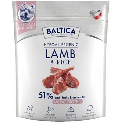 OEM Agnello E Riso Baltica Adulto S 1kg Per Razze Di Piccola Taglia OEM Agnello E Riso Baltica Adulto S 1kg Per Razze Di Piccola Taglia