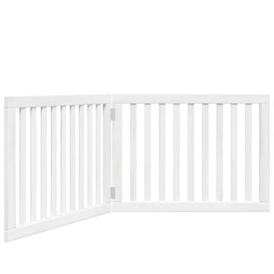 HELLOSHOP26 Cancelletto Di Sicurezza Pieghevole Per Cani A 2 Pannelli 160 Cm Legno Di Pioppo Bianco 020023038 HELLOSHOP26 Cancelletto Di Sicurezza Pieghevole Per Cani A 2 Pannelli 160 Cm Legno Di Pioppo Bianco 020023038