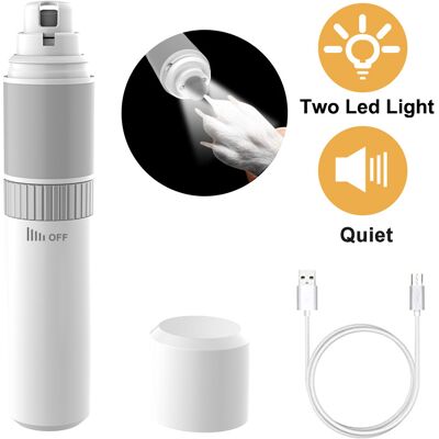 OEM Tagliaunghie Portatile Elettrico Silenzioso Per Cani E Gatti Tagliaunghie Portatile Con Design Ergonomico E Assorbimento Del Silicone Cura Delicata E Sicura Delle Unghie Degli Animali Domestici OEM Tagliaunghie Portatile Elettrico Silenzioso Per Cani E Gatti Tagliaunghie Portatile Con Design Ergonomico E Assorbimento Del Silicone Cura Delicata E Sicura Delle Unghie Degli Animali Domestici