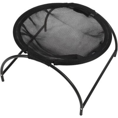 VISTRECK Amaca Per Gatti, Con Struttura In Acciaio Inox, Rimovibile E Rialzata, Per Cani Di Piccola Taglia E Altri Animali Domestici, Per Uso Interno Ed Esterno, Colore Nero. VISTRECK Amaca Per Gatti, Con Struttura In Acciaio Inox, Rimovibile E Rialzata, Per Cani Di Piccola Taglia E Altri Animali Domestici, Per Uso Interno Ed Esterno, Colore Nero.