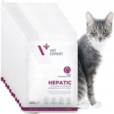 OEM Vet Expert Hepatic Cat Bustine 12x100g - Alimento Umido Veterinario Per Gatti OEM Vet Expert Hepatic Cat Bustine 12x100g - Alimento Umido Veterinario Per Gatti
