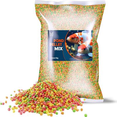 OEM Cibo Per Pesci Da Giardino, Carpe Koi, Pellet Mersjo Pond Mix 5 Kg 6 Mm OEM Cibo Per Pesci Da Giardino, Carpe Koi, Pellet Mersjo Pond Mix 5 Kg 6 Mm